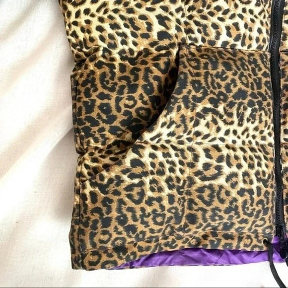 CONCEPTS Men’s GOOSE DOWN Puffer Hooded Jacket Leopard Print Size M - Picture 15 of 15